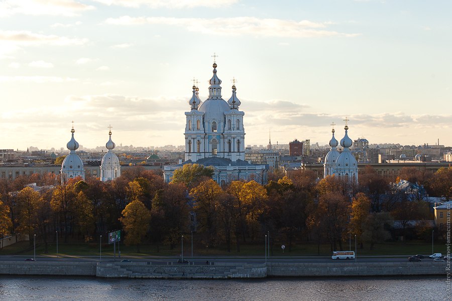 Санкт-Петербург Охта Смольный собор